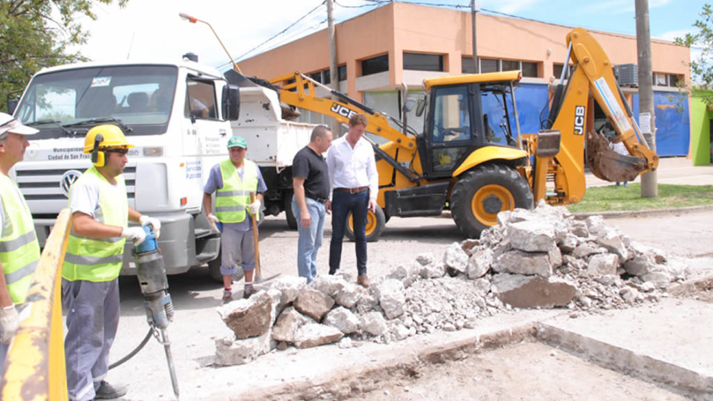 Varios frentes de obra tiene el municipio para el mejorado en diferentes arterias