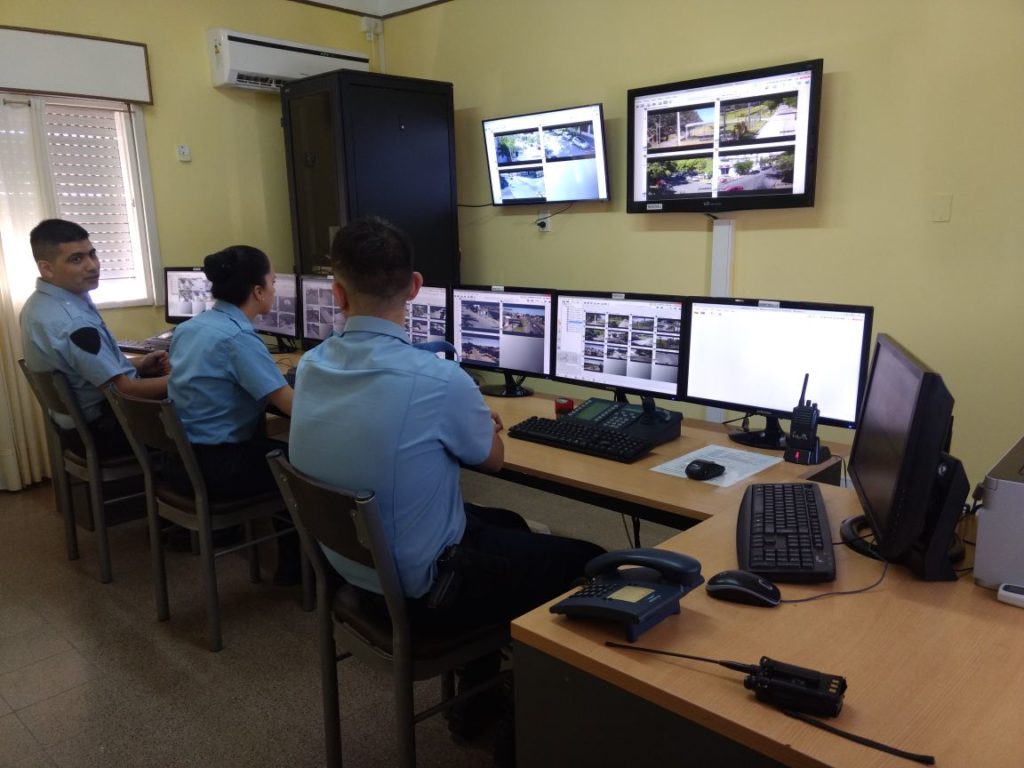 El Centro de Monitoreo que está ubicado en la Departamental San Justo