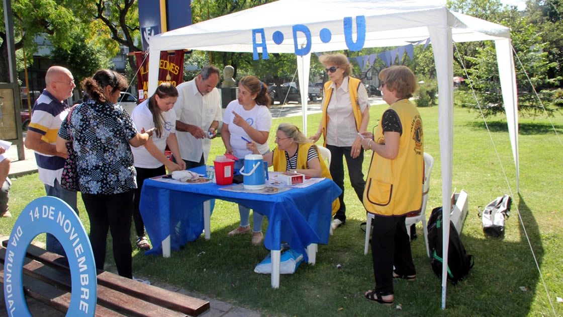 El Club de Leones participó de las actividades por el Día Mundial de la  Diabetes - Diario San Francisco