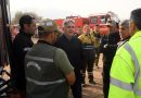 El Gobernador destacó el trabajo de los bomberos y la policía, y pidió a la población respetar las indicaciones de las autoridades