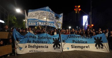 En San Francisco también se marchó por el pedido de fondos para la Universidades públicas