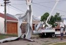 Tormenta en Córdoba: el fuerte viento generó graves destrozos en La Playosa